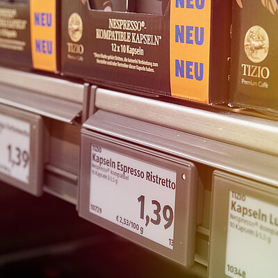ALDI DX Projektbericht Electronic Shelf Labels