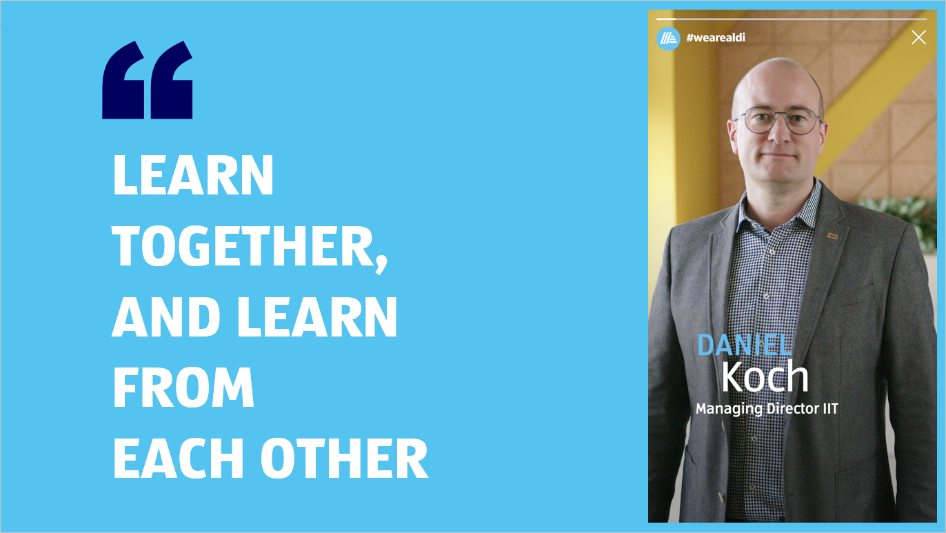 Learn together and learn from each other – Daniel Koch, Managing Director IIT