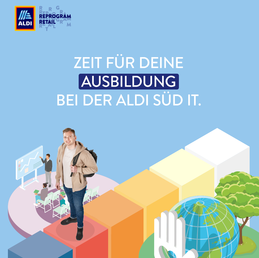 Time for your apprenticeship at ALDI DX